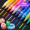 60 Colors Acrylic Paint Markers Premium Acrylic Paint Pens ,Art Markers Pens for Rock Painting, Wood, Canvas, Stone, Glass, Ceramic Surfaces, DIY Crafts Making Art Supplies (Round Tip and Fine Tip)
